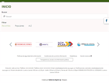 Tablet Screenshot of piamonte-cauca.gov.co